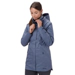 Peter Storm WoMens Mistral Waterproof Jacket with Adjustable Hood, Hiking Raincoat - Navy - Size 12 UK