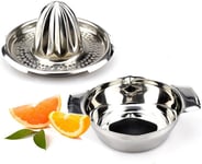 Citrus Orange Stainless Steel Juicer Lemon Lime Fruit Hand Squeezer Kitchen Too