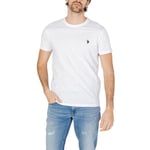 T-Shirt Authentique U.S. POLO ASSN. Blanc En Coton Pour Homme