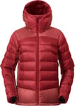 Bergans Women's Vaagaa Allround Down Jacket Rusty Dust/Crimson Red, XL