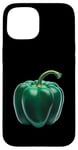 Coque pour iPhone 15 Poivron vert