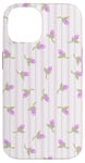 iPhone 14 Purple Lilac Floral Dainty Pattern Girly Aesthetic Case