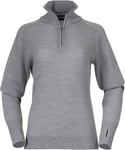 Bergans Bergans Women's Ulriken Light Merino Jumper  Magnesium Grey M, Magnesium Grey