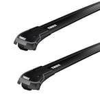 Barres de toit Thule WingBar Edge Black Skoda Fabia Scout (Mk II) 5-dr Berline à hayon avec barres de toit (hagus) 09-14