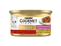 Gourmet GOLD - nöt- och kycklingblandning 85g