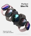 Ringke Slim Skal (2-pack) Apple Watch Series 10 46mm Matte Svart & genomskinlig