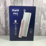 Oral-B Pro Series 3 3D White Electric Toothbrush Travel Edition Pink New Sealed