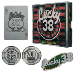 Fallout New Vegas Lucky 38 Metal Casino Collectible Set