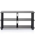 Norstone Epur 3 - Meuble TV Silver ou Noir satin