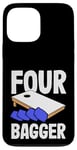 Coque pour iPhone 13 Pro Max Planche Four Bagger Cornhole Fun Sport Vibes