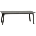 Table de jardin extensible Pavane graphite 12 places en aluminium traité époxy - Hespéride