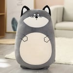 Squishmallow Kudde Doll Kawaii Animal Fat Dinosaur Pillow Plysch Unicorn 80cm Siberian Husky 80cm