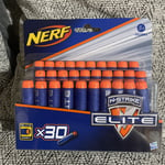 NERF N-STRIKE ELITE 30 Dart REFILL Genuine Sealed NERF Darts A0351 Ammo Bullets