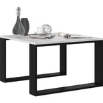 Table basse MINI moderne BLANC NOIR