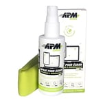 APM Spray Nettoyant Écran 65ml + Chiffon Microfibre, Écologique, Compatible TV LCD LED Smartphone Tablette PC/Ordinateur, Formule Naturelle Biodégradable, sans Alcool, 600118