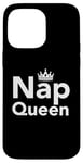 Coque pour iPhone 14 Pro Max Nap Queen, j'aime dormir et reposer mes yeux