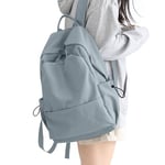 HYC00 Sac à Dos Scolaire College Cartables Fille Garçons Sac d'école pour 15.6 Pouce Laptop Sac à Dos College Imperméable Sac Ecole Adolescent Casual Daypacks pour Scolaire Voyage Travail,Bleu