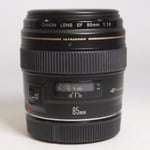 Canon Used EF 85mm f/1.8 USM Short Telephoto Lens