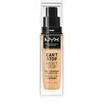 NYX Professional Makeup Can't Stop Won't Stop Full Coverage Foundation Foundation med fuld dækning Skygge 10 Buff 30 ml