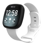 Armbånd til Fitbit Versa 4 / Versa 3 / Sense 2 / Sense Small - Hvid