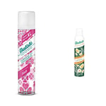 Batiste - Shampooing Sec - Blush - Fleuri et Séduisant -280 ml & Naturally - Shampooing Sec, Thé Vert & Camomille, Spray de 200 ml