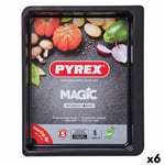 Ugnsform Pyrex Magic Rektangulär Metall 6 antal 40 x 31 cm