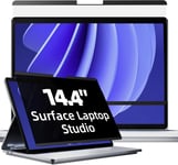 Magnétique Filtre De Confidentialité Compatible Avec Microsoft Surface Laptop Studio 14.4 Pouces, Amovible Protection Ecran Surface 14.4"", Filtre Lumiere Bleue Ecran Anti Espion Surface 14.4 Pouces