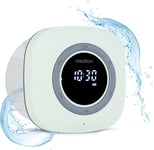 S66884 Radio de Douche avec Bluetooth (Radio de Salle de Bain,Radio FM,Ventouse,écran LED,IPX6 étanche,Batterie intégrée,MD43884) Vert(Q237)