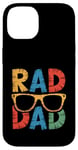 Coque pour iPhone 14 Lunettes de soleil Rad Dad Cool Cadeau pour les pères à la mode Daddy Pops