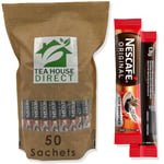 Nescafe Original Premium Instant Coffee Full and Bold Flavour 50 Sachets