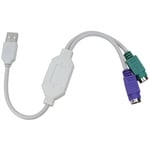 USB to PS/2 Keyboard and Mouse Adapter