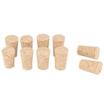 Bouchon Vin en Bois Bouchon Liège pour Bouteilles en Verre(Small)10Pcs Bouchon Bouteille Vin Liege Crafts