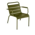 Fermob - Luxembourg Lounge Armchair, Pesto - Utomhusfåtöljer - Frédéric Sofia - Metall