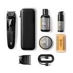 MANSCAPED® The Beard Hedger® Advanced Kit Includes Our Premium Precision Beard & Mustache Trimmer, Hydrating Shampoo, Softening Conditioner, Moisturizing Oil & Facial Hair Comb