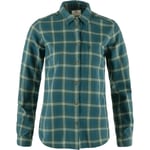 Fjällräven Fjällräven Övik Flannel Shirt W - Deep Sea-deep Patina - Dam - XL- Naturkompaniet