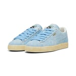 Puma Unisex Suede Faded Sneakers - Sky Blue - Size UK 8