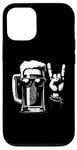 Coque pour iPhone 12/12 Pro Mug à bière Rock 'n Roll - Vintage Beer Lover