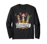 FunnyBeer ReinBeer Christmas Christmas Gamer Man Long Sleeve T-Shirt