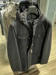 Pal Zileri Iconic Wool Hooded Parka Coats Jacket New 50