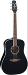 Takamine FT341BS Dreadnought sort stålstrenger med original kraftig Takamine bag