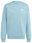 adidas Feelcozy Essentials Pull en Polaire pour Homme, Bleu (Preloved Blue), XL Tall 3 inch