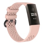 Fitbit Charge 3 / Charge 4 - Silikonarmband str. S - Pink