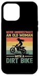 iPhone 12 Pro Max Never Underestimate An Old Woman With Dirt Bike Motocross Case