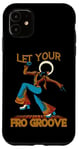 iPhone 11 Let Your Fro Groove Retro 70s Music Afro Disco Funky Case