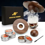 Cocktail Smoker Kit,Smoking Set with 4 Wood Chips,Old Fashioned Whiskey Smoker D