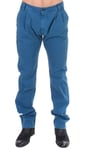 GF Ferre Mens Blue Cotton Straight Fit Chinos - Size IT 50 (Men's)