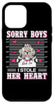 Coque pour iPhone 12 mini Shih Tzu Dog Valentines Day I Stole Her Heart Valentine