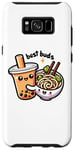 Coque pour Galaxy S8+ Best Buds T-shirt mignon Bubble Tea T-shirt mignon Ramen Boba