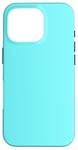 Coque pour iPhone 16 Pro Couleur bleu électrique simple