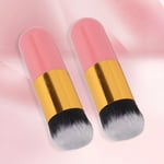 2PCS Foundation Brush Mini And Portable Cosmetics Brushes For Woman Travel And